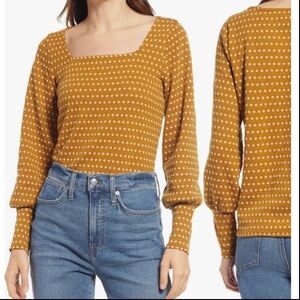 Madewell Square Neck Long Sleeve with Long Cuffs - New Without Tags